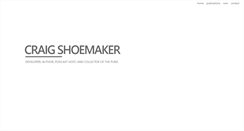 Desktop Screenshot of craigshoemaker.net